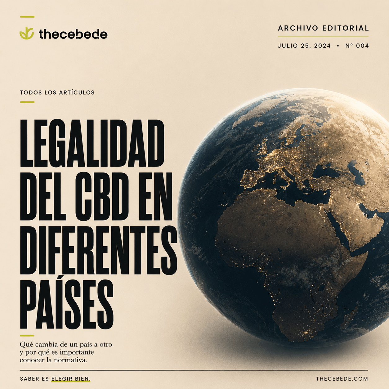 Legalidad del CBD en Diferentes Países