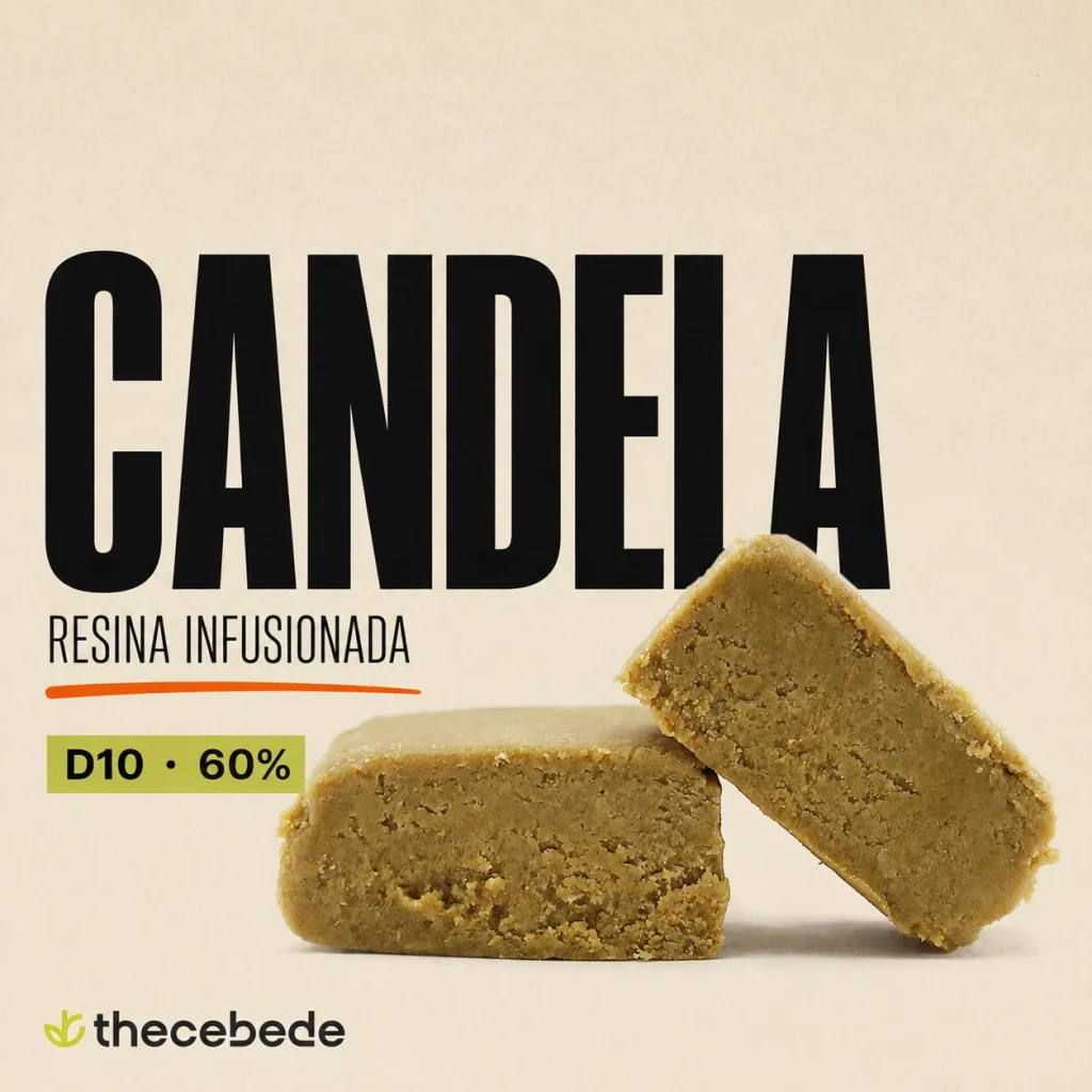 Candela, resina infusionada D10 60% de TheCeBeDe