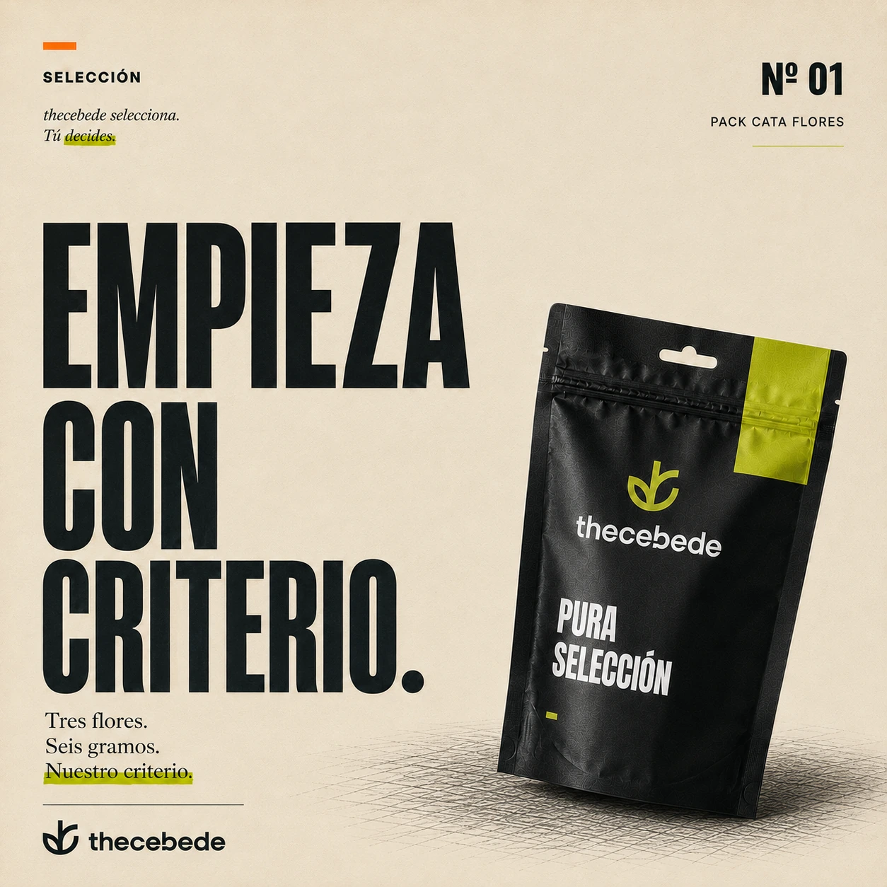 Pack Cata Flores 6 g de TheCeBeDe