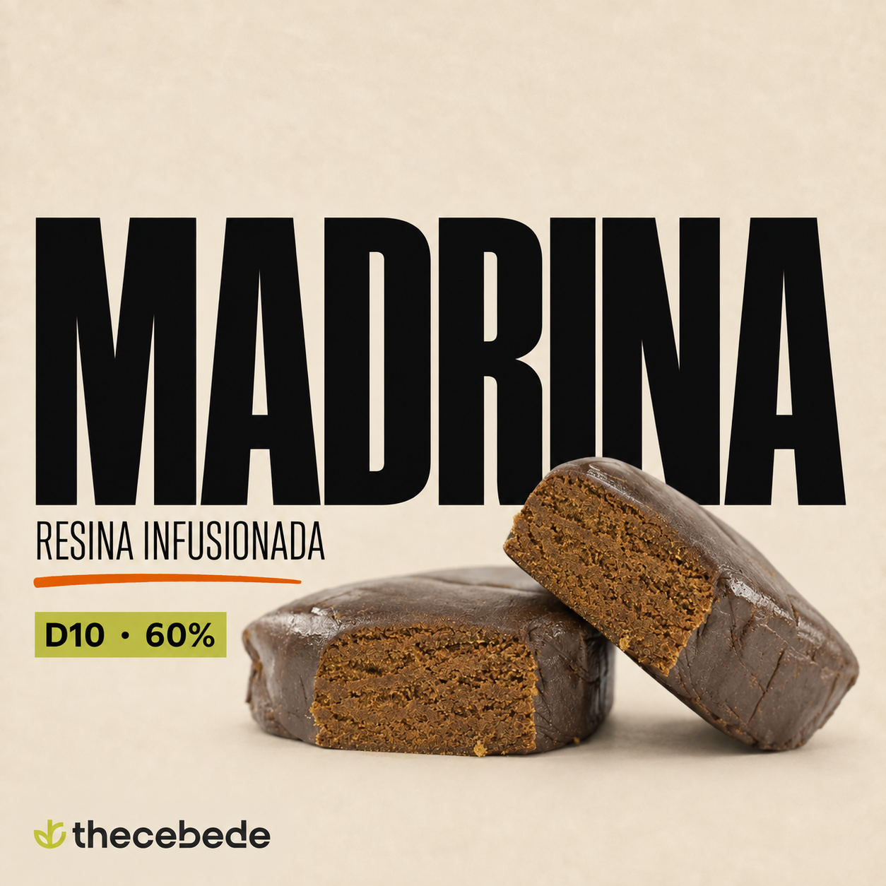 Madrina, resina CBD infusionada D10 60 % de TheCeBeDe